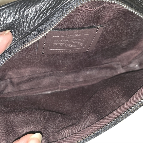 Used Coach Refined Pebble Leather Mini Belt bag - Picture 2 of 3